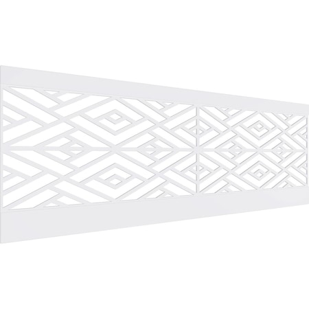 Ekena Millwork 32"H x 94 1/2"W Killeen PVC Wainscot Paneling Kit WPK32X94KLN